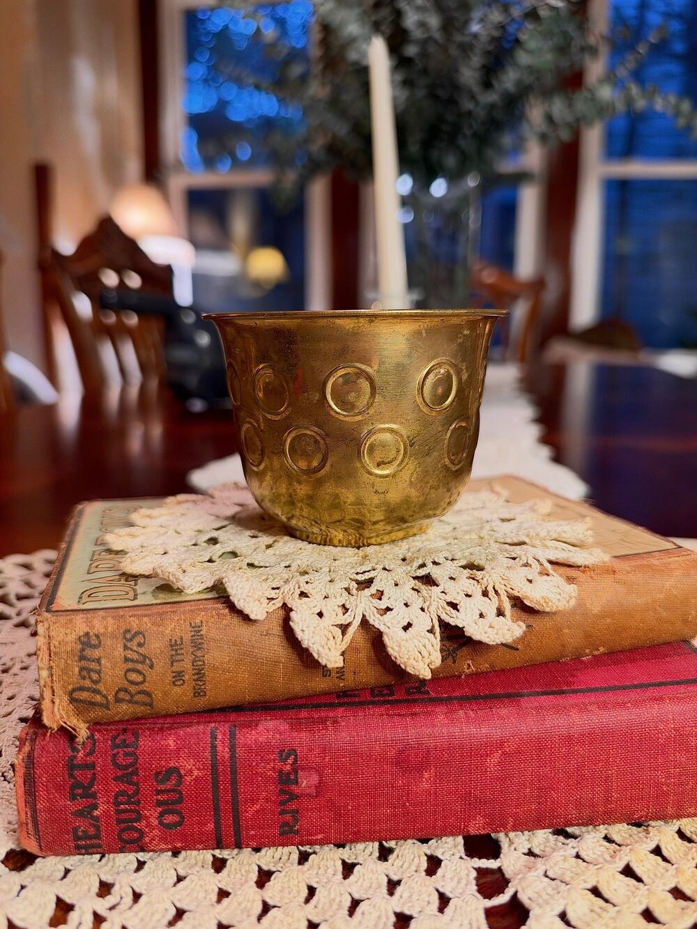Brass Dot Cup/Dish - Made In India